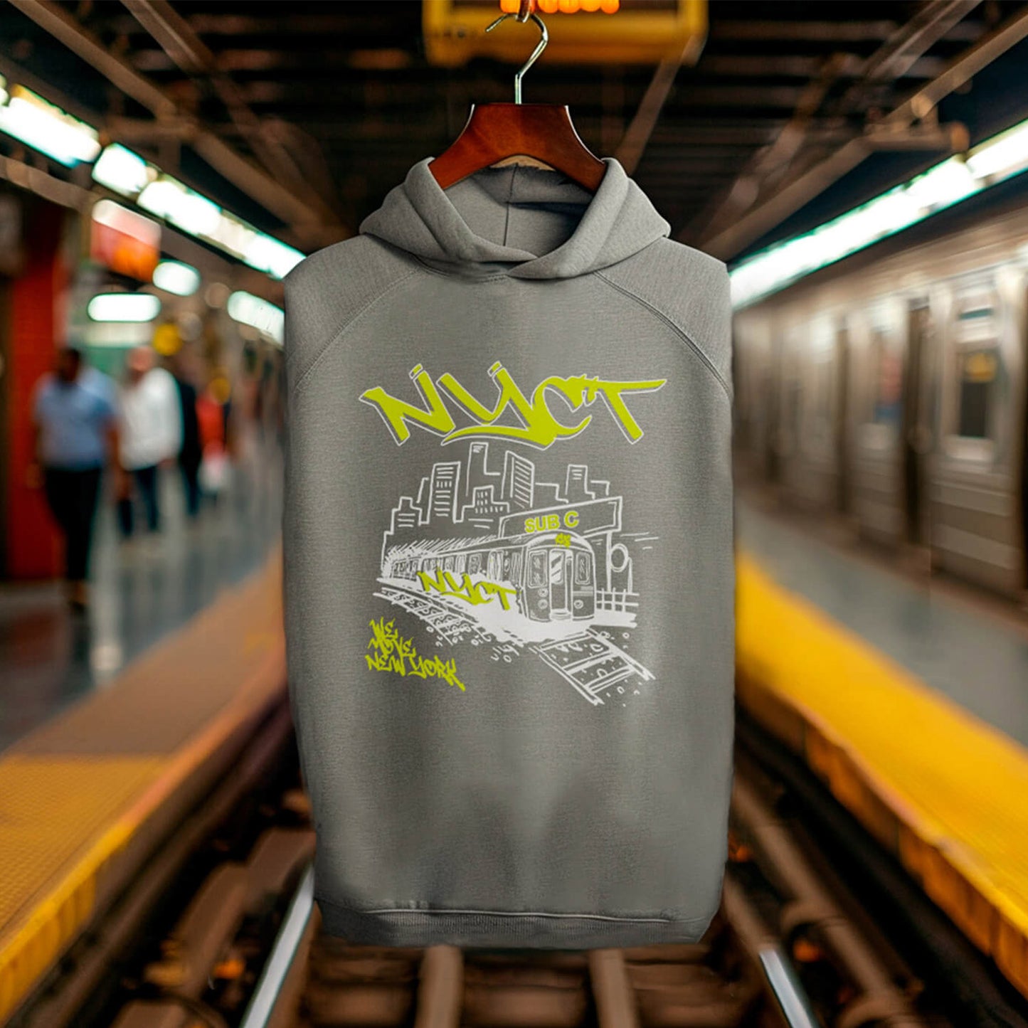 Classic NYCT Sleeveless Hoodie